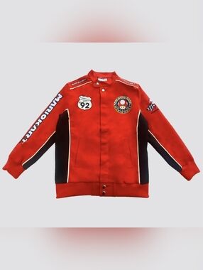 Mario Kart Canvas Racing Jacket Red L